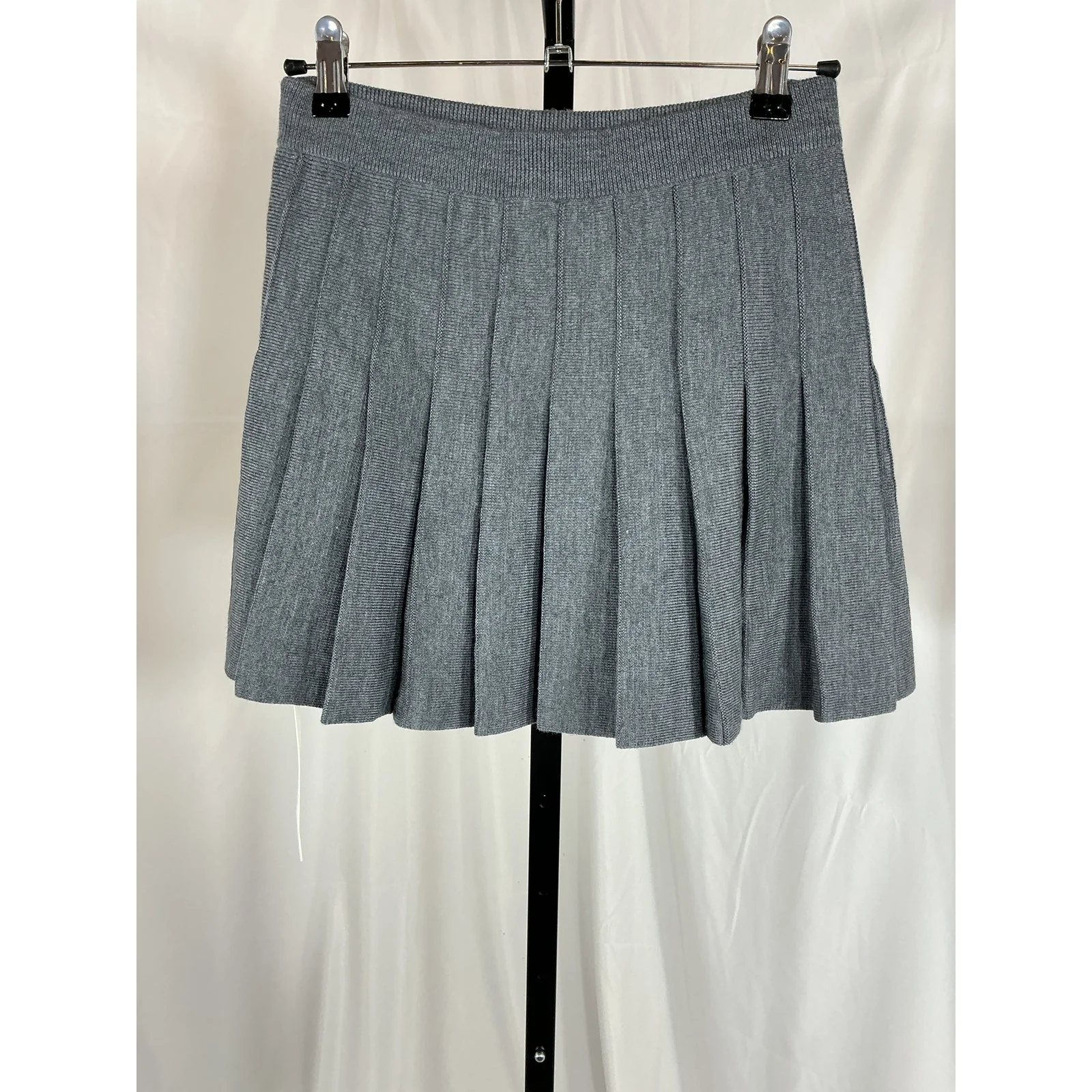 Reformation 'Mina' Grey Regenerative Merino Pleated Skirt Size XS - NWT - Image 3