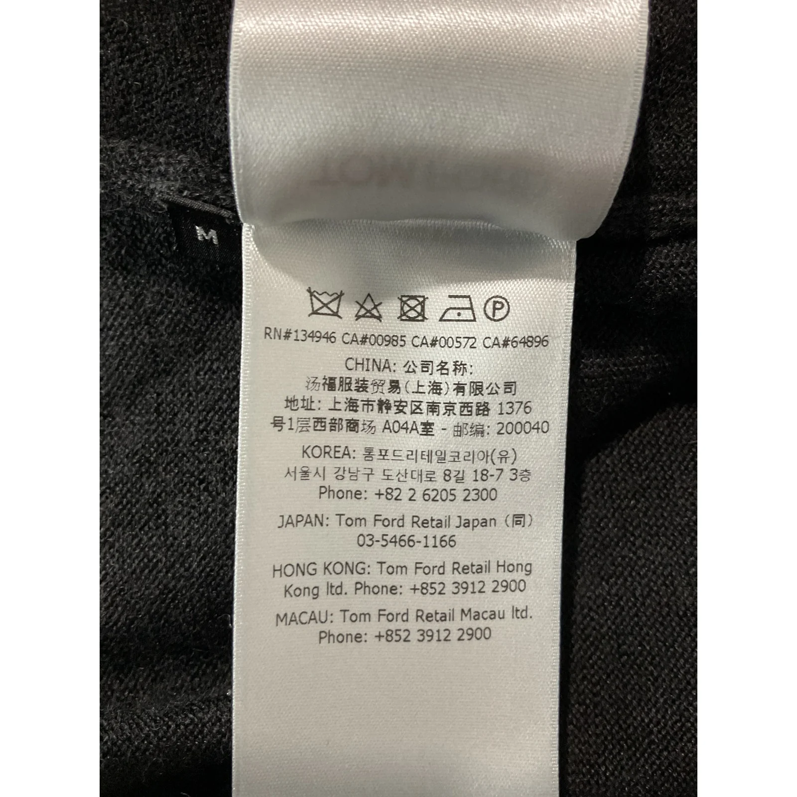 Tom Ford Black Cashmere And Silk Off-Shoulder Midi Dress Size M NWT - Image 6