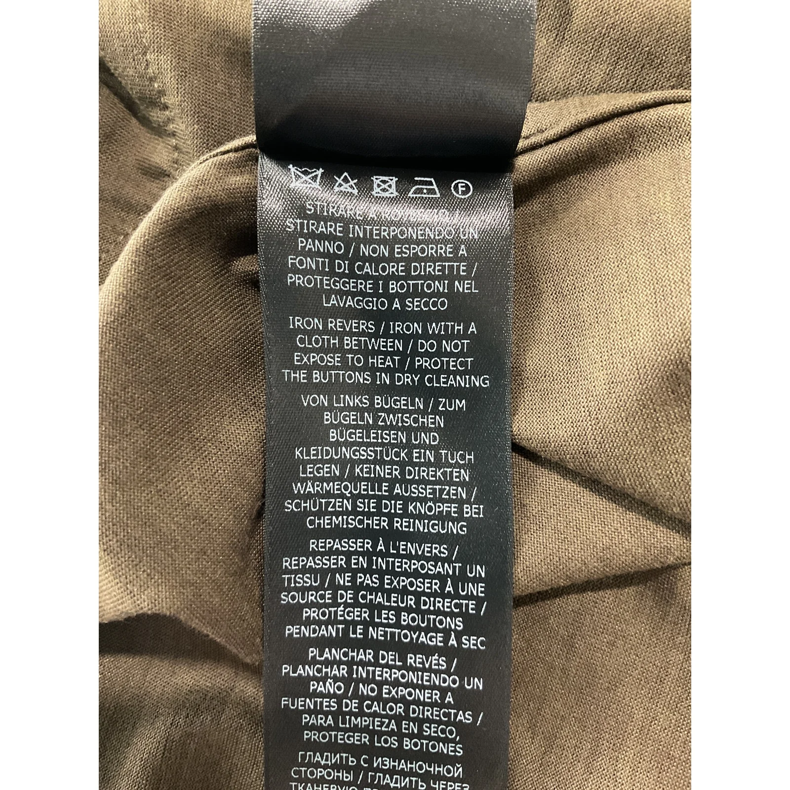 Tom Ford Brown Silk And Cotton-Blend Jersey Shirt Size IT 54 / US 44 - Image 7