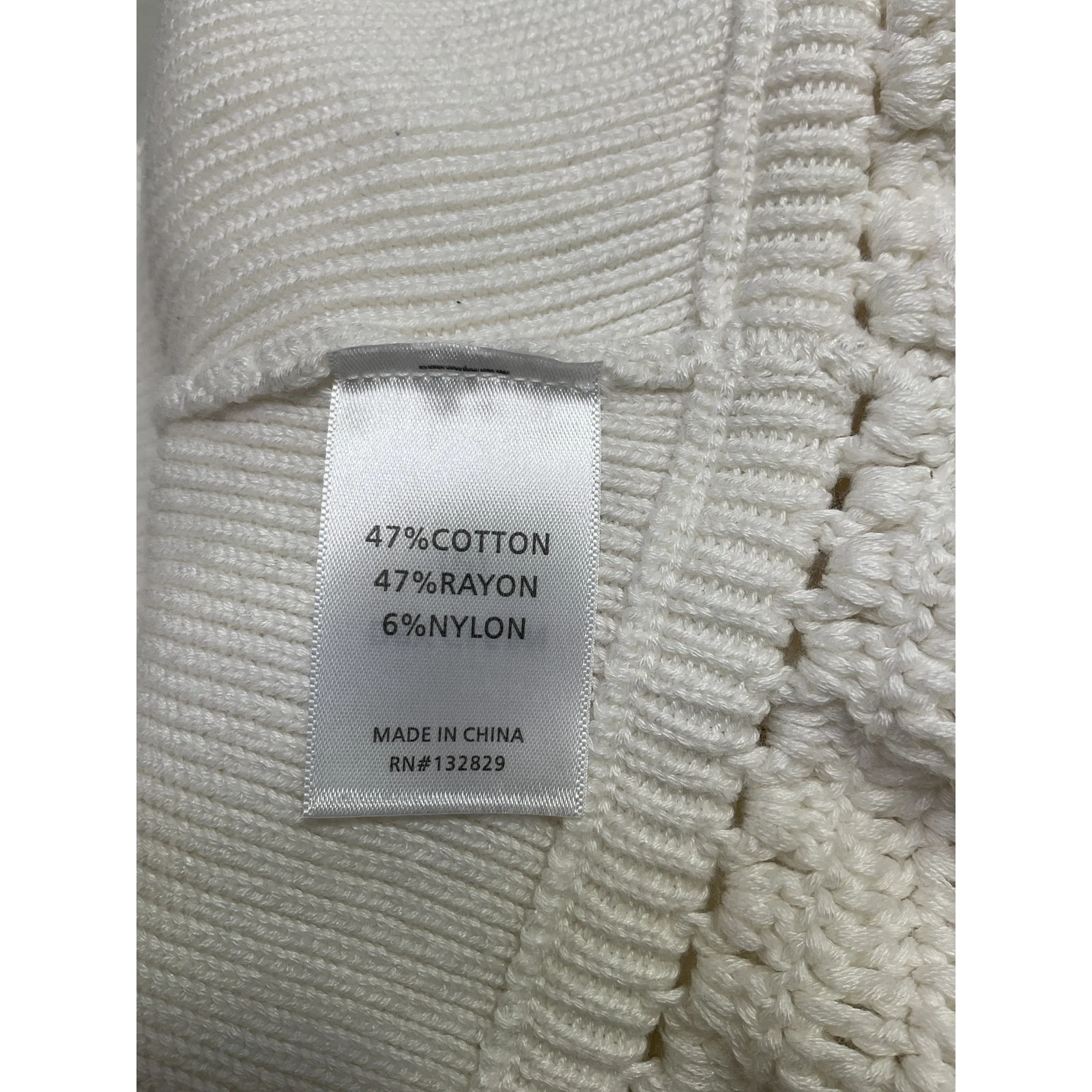 Tularosa 'Zanea' White Cotton Ruffle Top Size XS - Image 5