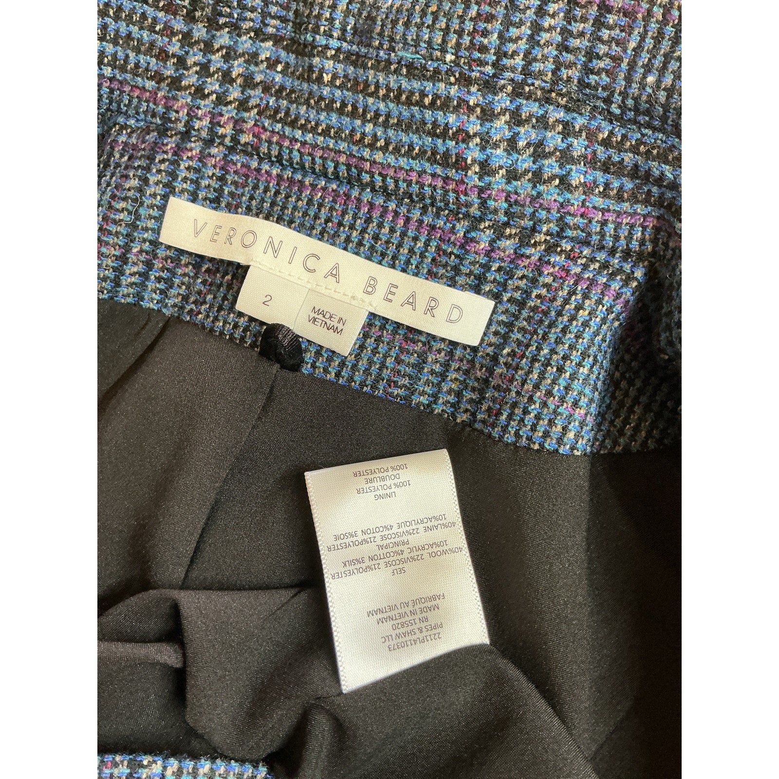 Veronica Beard Tailored Blue Wilshire Dickey Jacket Size 2 - Image 4